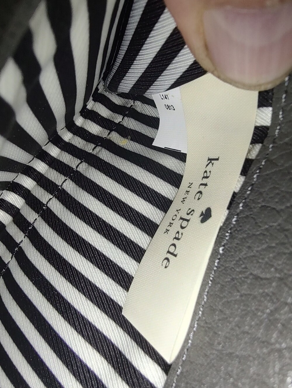 Kate Spade NWOT Gray Leather Continental Zip Long Wallet (W59) - Picture 11 of 11